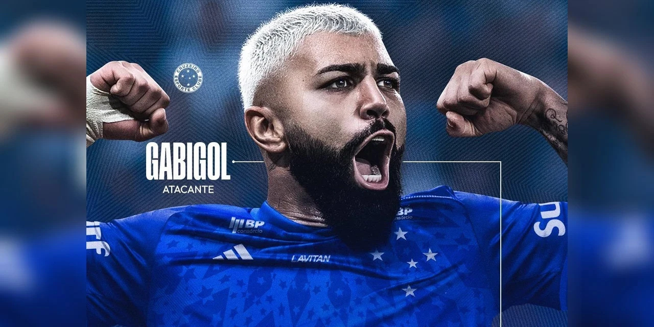 Cruzeiro anuncia a contratação do atacante Gabriel Barbosa