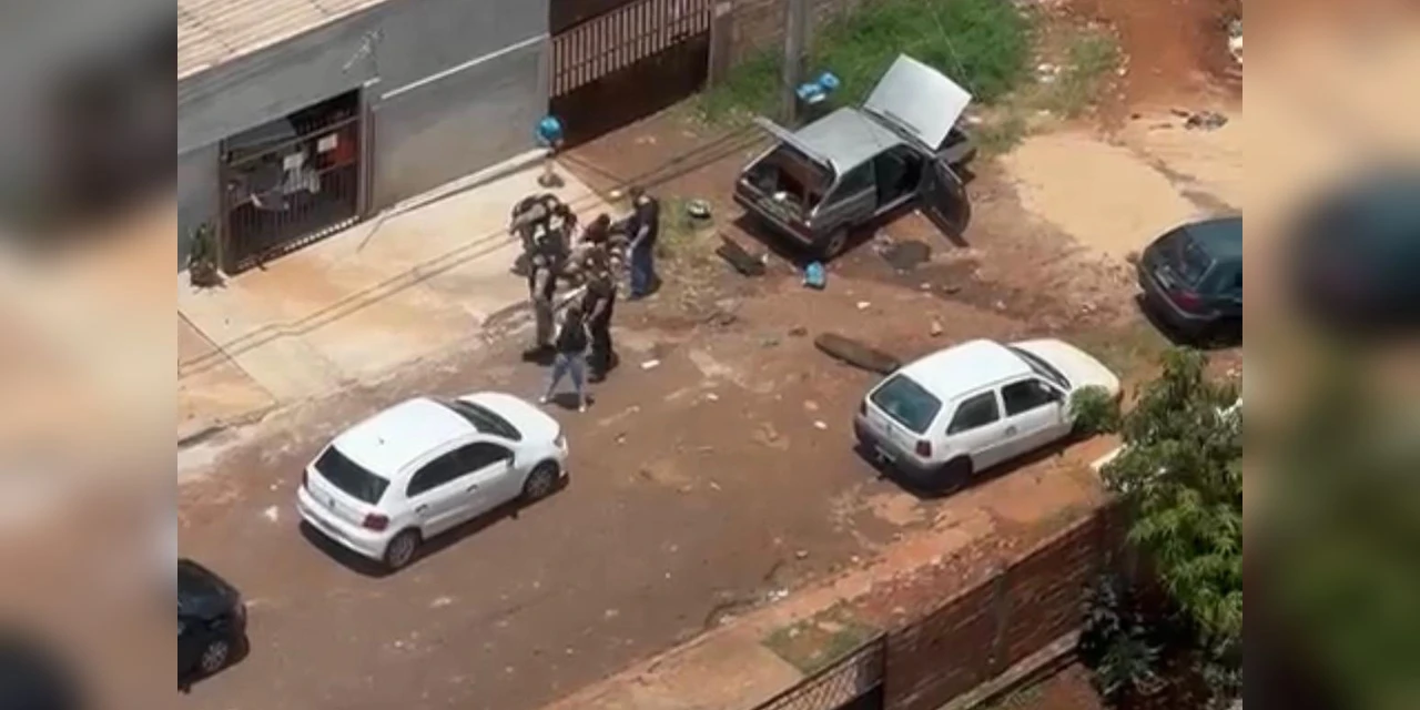 Policiais prendem ladrões de carro com auxílio de helicóptero da PMPR