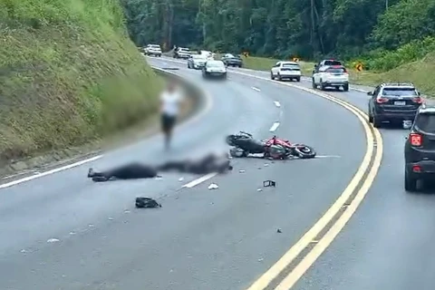 Motociclista e passageira morrem após acidente na BR-277 em Prudentópolis