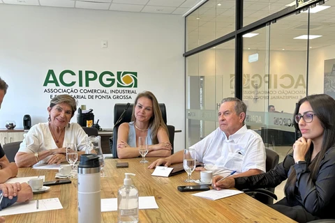 Prefeitura e ACIPG debatem plano de trabalho para o setor produtivo de Ponta Grossa