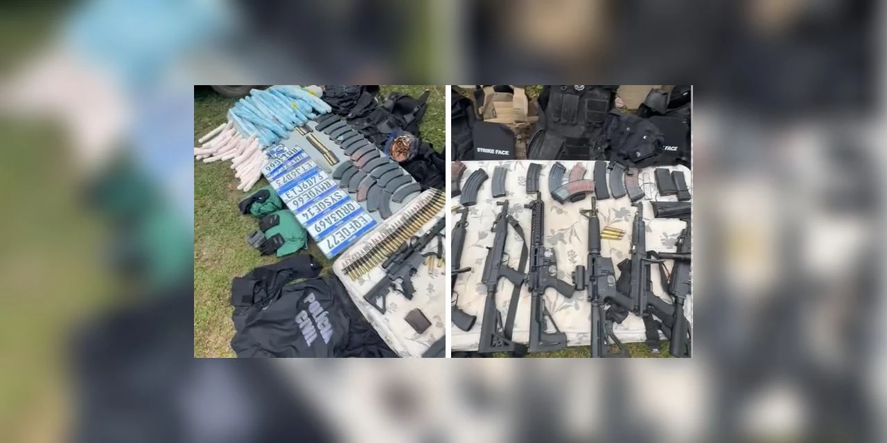 Suspeitos que morreram em confronto com a polícia se preparavam para mega assalto em PG