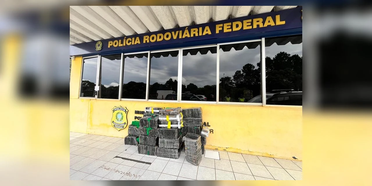 Polícia Rodoviária Federal apreende mais de meia tonelada de maconha em Irati