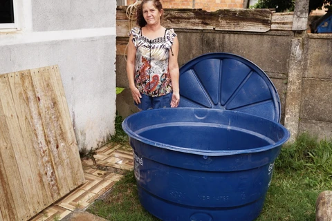 Prefeitura reinicia entregas do programa ‘Caixa D’Água Boa’ no Jardim Ouro Verde