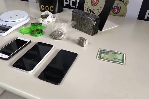 Três pessoas são presas por tráfico de drogas em ação conjunta da PC e GCM