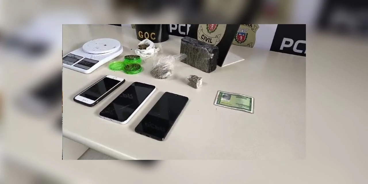 Três pessoas são presas por tráfico de drogas em ação conjunta da PC e GCM