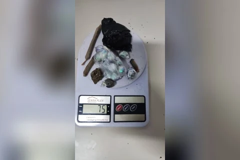 Mulher que levaria drogas no sutiã para o tio na cadeia é presa em PG