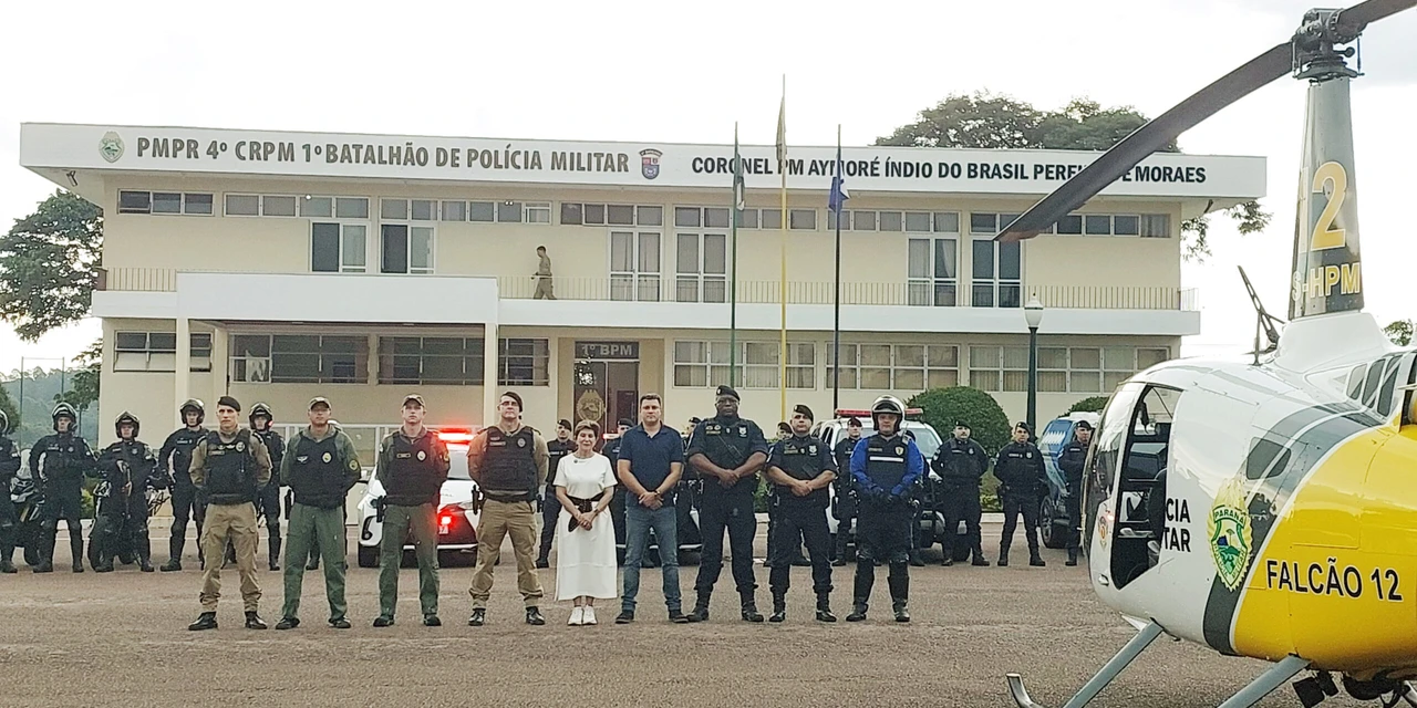 Operação Saturação integra forças de segurança de Ponta Grossa