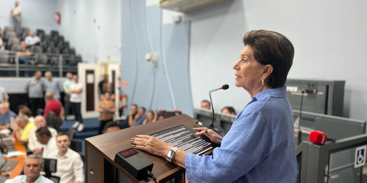 Na Câmara, Elizabeth Schmidt prega união e pede apoio para grandes projetos