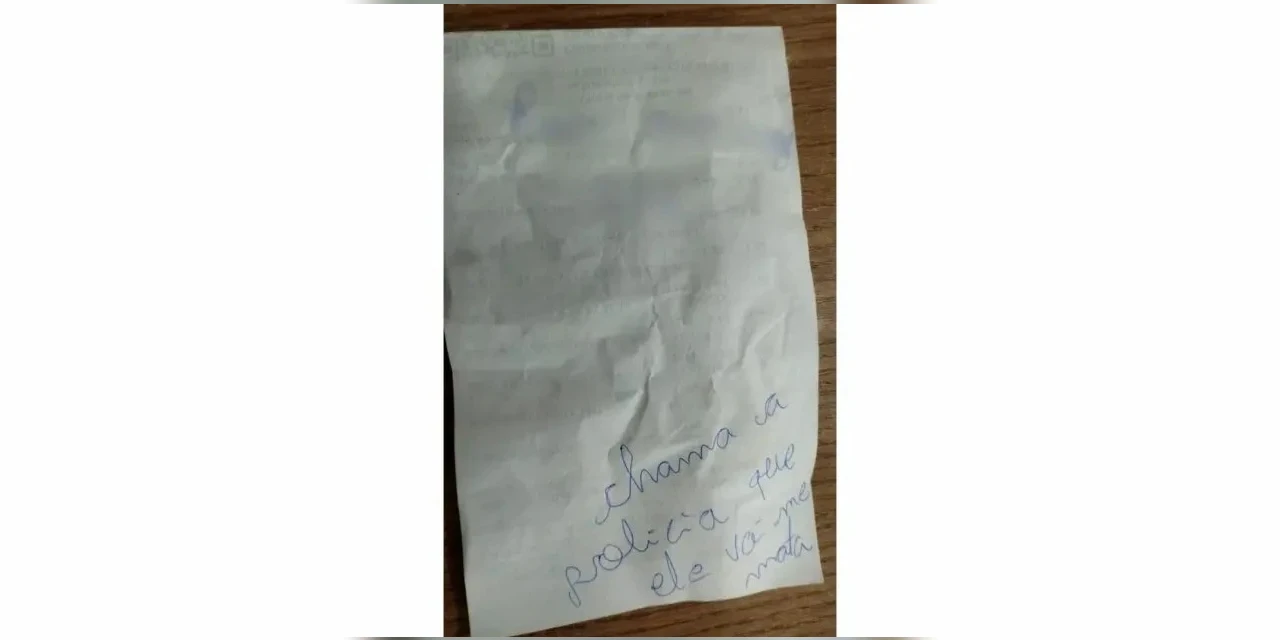 Mulher entrega bilhete com pedido de ajuda em mercado, e marido é preso por agressão no Paraná: ‘Vai me matar’