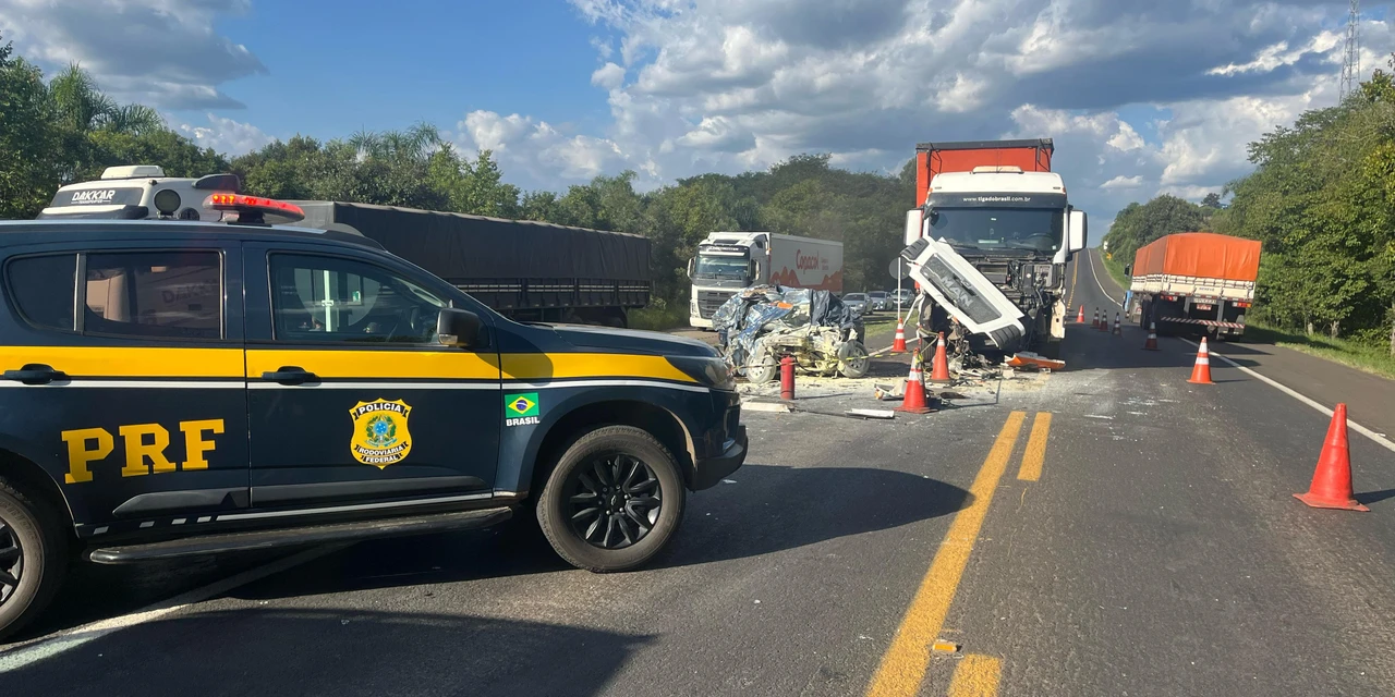 Motorista morre após colisão frontal na BR-277, em Prudentópolis