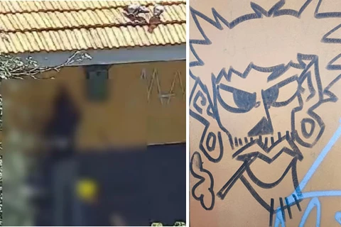 GCM apreende 4 pessoas por vandalismo e pichação na estação arte em PG