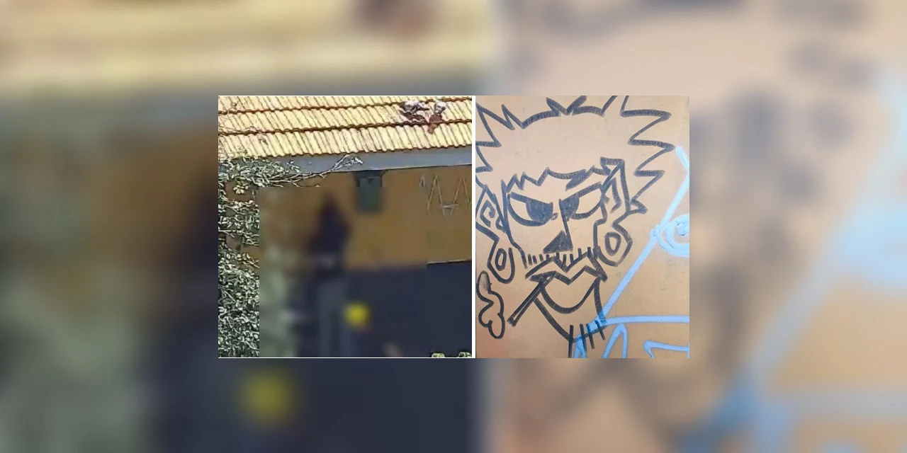 GCM apreende 4 pessoas por vandalismo e pichação na estação arte em PG