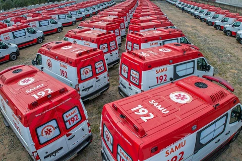 Paraná vai receber 143 ambulâncias para renovar e ampliar frota do SAMU 192