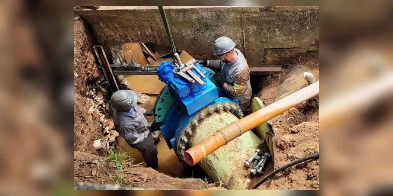 Captação Pitangui voltou a operar, mas normalização completa em toda a cidade só na quinta-feira