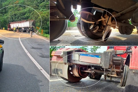 Carreta que tombou na BR-376 estava com freio adulterado; diz PRF