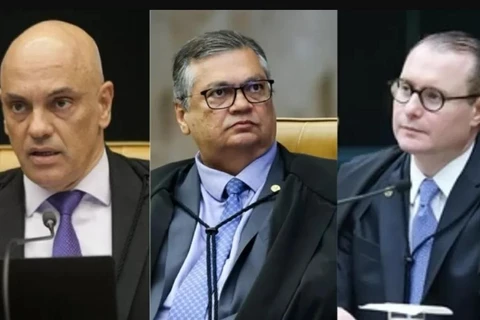 Maioria do STF mantém Moraes, Dino e Zanin em julgamento de Bolsonaro