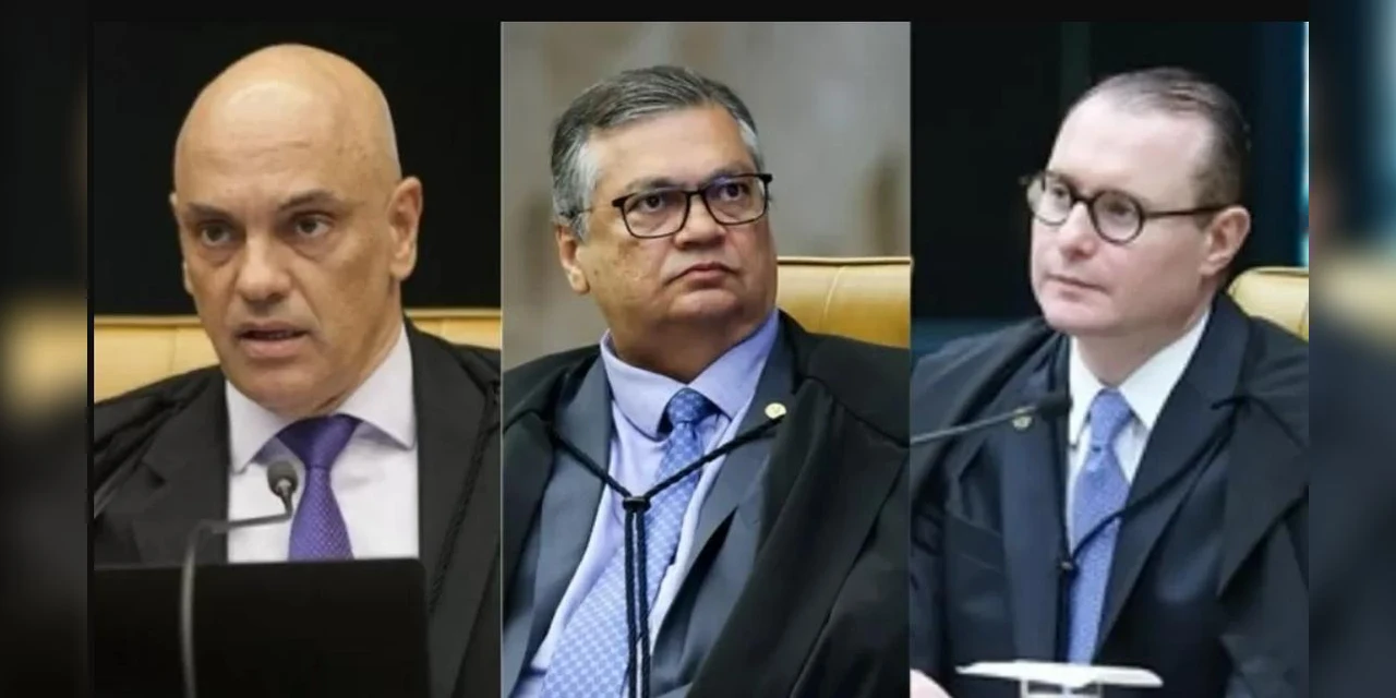 Maioria do STF mantém Moraes, Dino e Zanin em julgamento de Bolsonaro