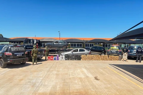 Responsável por 58% das apreensões, PRF é a polícia que mais apreende drogas no Paraná em 2025