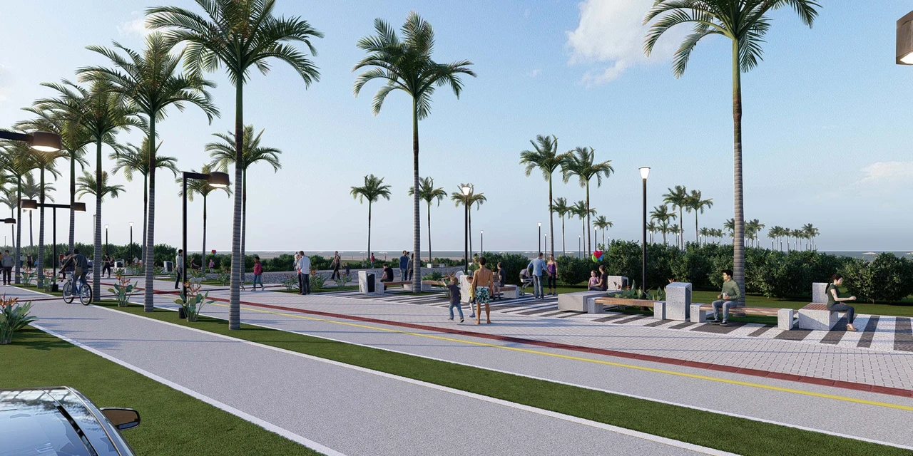 Ratinho Junior libera obras da 1ª fase de requalificação da orla de Pontal do Paraná