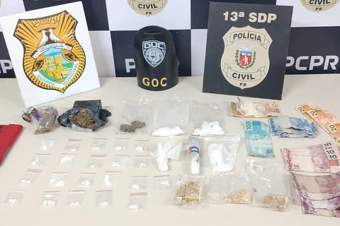 Mãe e filho são presos por tráfico de drogas em ação da PCPR e GCM na Vila Cipa em PG
