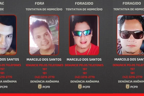 PCPR divulga foto de homem foragido por tentativa de homicídio em Ponta Grossa