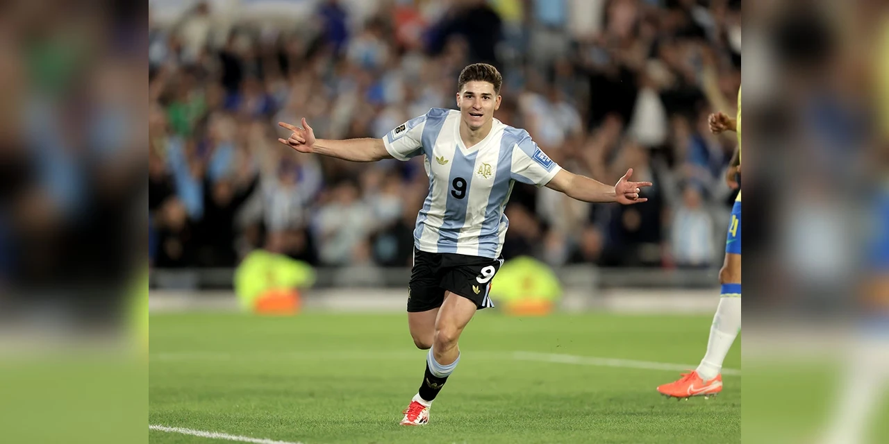 A Argentina goleou o Brasil por 4 a 1 com gols de Julián, Enzo, Alexis e Giuliano