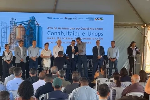 Com investimento da Itaipu, reforma de armazéns da Conab vai ajudar a reduzir preço do alimento no País