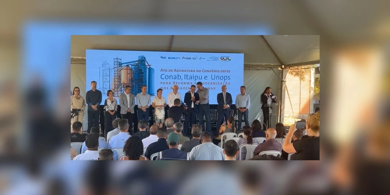 Com investimento da Itaipu, reforma de armazéns da Conab vai ajudar a reduzir preço do alimento no País