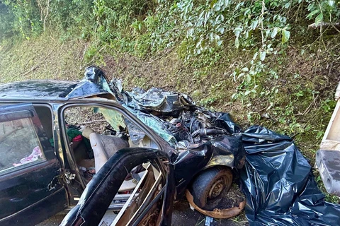 Bebê de 6 meses é a única sobrevivente de grave acidente que matou cinco jovens 