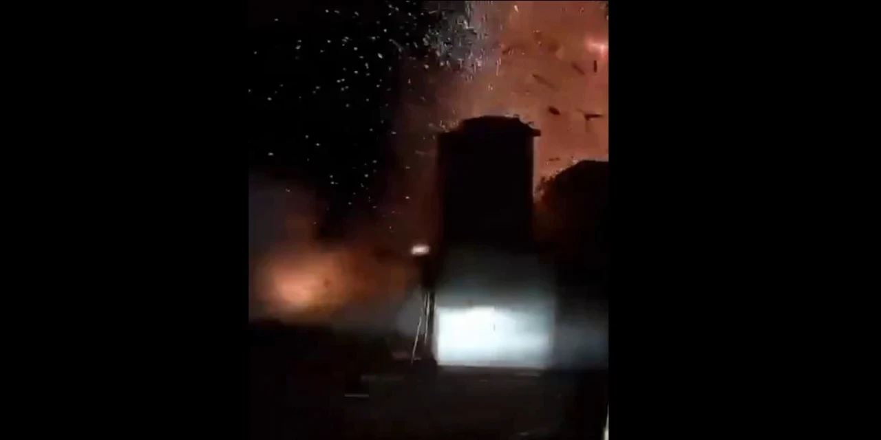 Veja momento que cilindro de oxigênio explode em fábrica, mata uma pessoa e deixa outras duas feridas