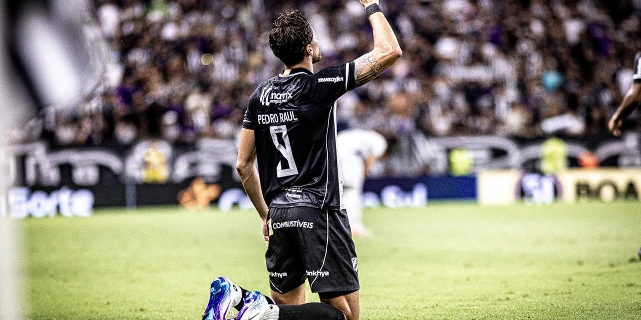 Pedro Raul brilha e Ceará vence o Vasco por 2x1 no Castelão