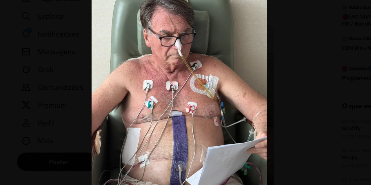 “Sigo sob recomendação médica”; diz Bolsonaro que continua na UTI 