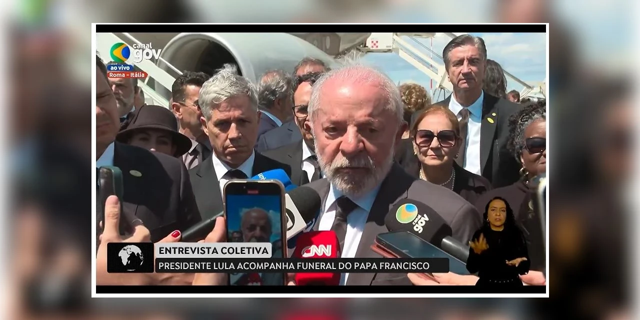 ‘Queira Deus que o próximo papa seja igual a ele’, diz Lula após funeral