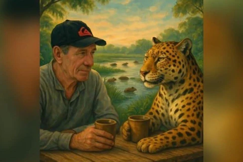 Poema emociona ao retratar encontro entre Jorginho e onça no Pantanal: "Vira parte da lenda"
