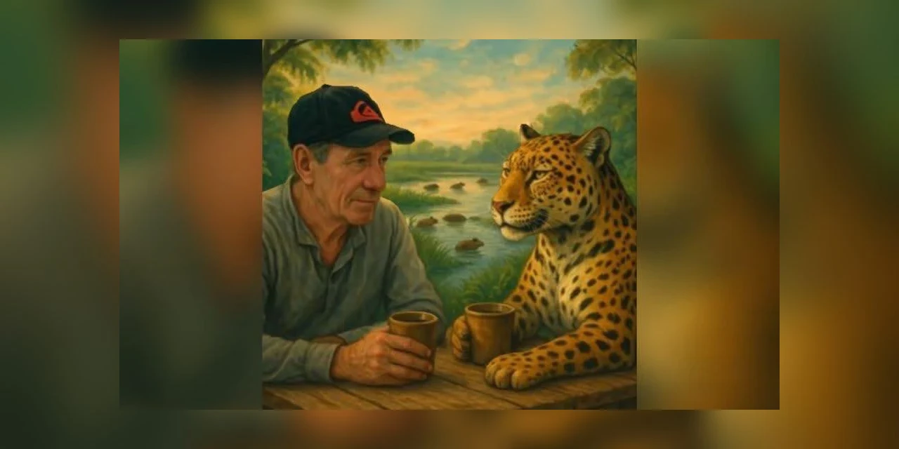 Poema emociona ao retratar encontro entre Jorginho e onça no Pantanal: "Vira parte da lenda"