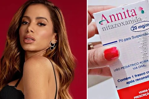 Anitta tenta barrar uso de nome por empresa de remédio para vermes