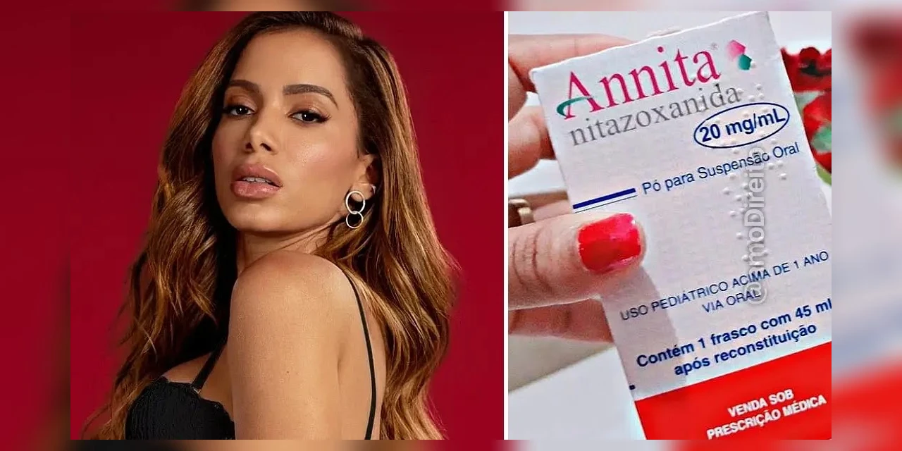 Anitta tenta barrar uso de nome por empresa de remédio para vermes