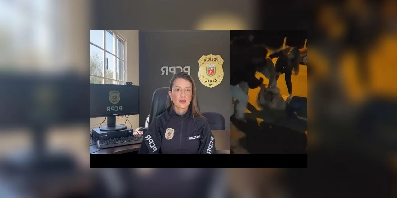 Vídeo: homem é preso após agredir a mulher em Castro 