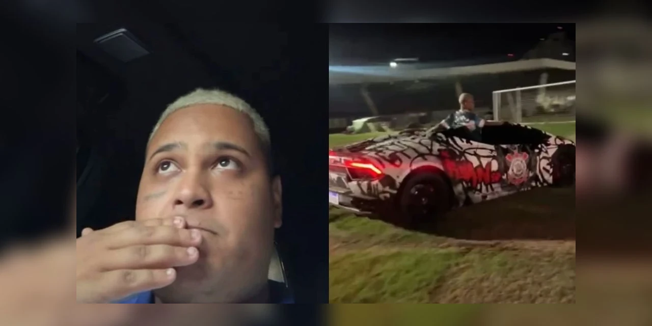 MC Ryan SP é preso após ‘cavalo de pau’ em gramado de estádio no interior de SP