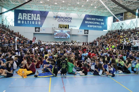 Abertura do 39º JEM reúne 139 instituições de ensino em Ponta Grossa