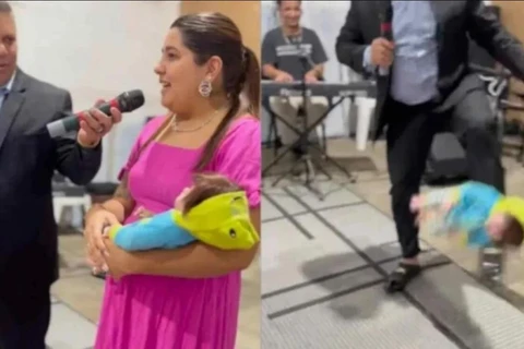 Vídeo: pastor chuta bebê reborn após pedido para unção