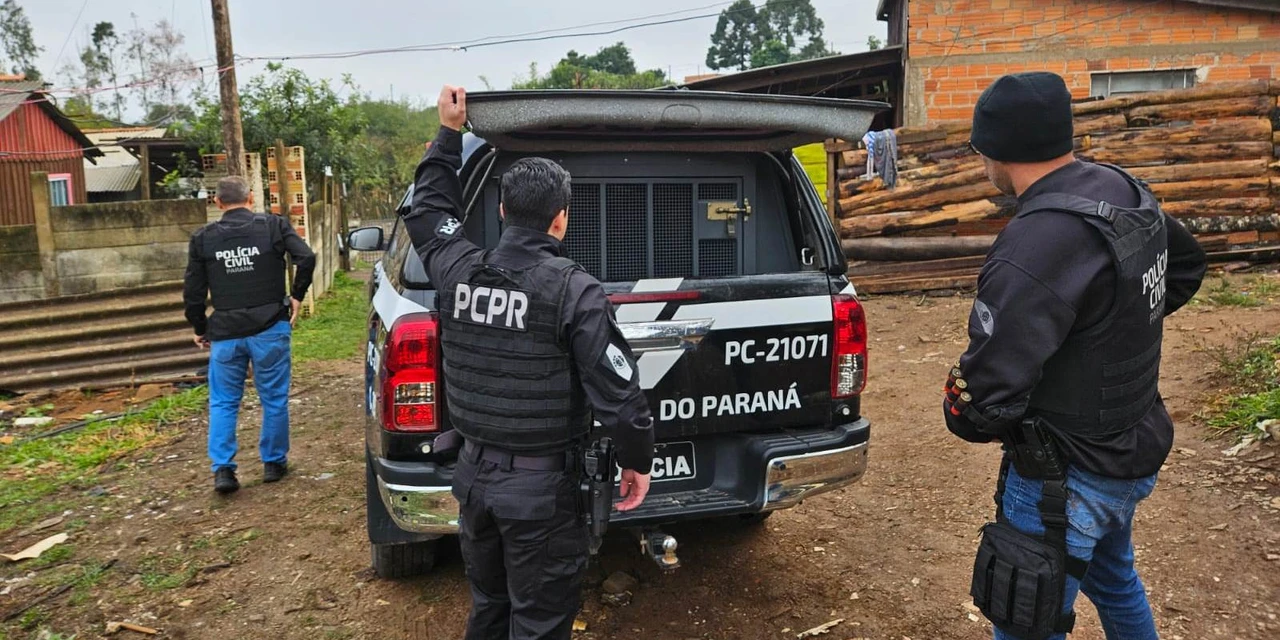 PCPR prende investigado pelos crimes de ameaça contra a mulher e descumprimento de medidas protetivas de urgência em Castro 