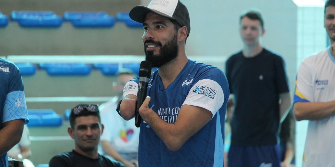 Daniel Dias visita projeto em PG nesta terça-feira