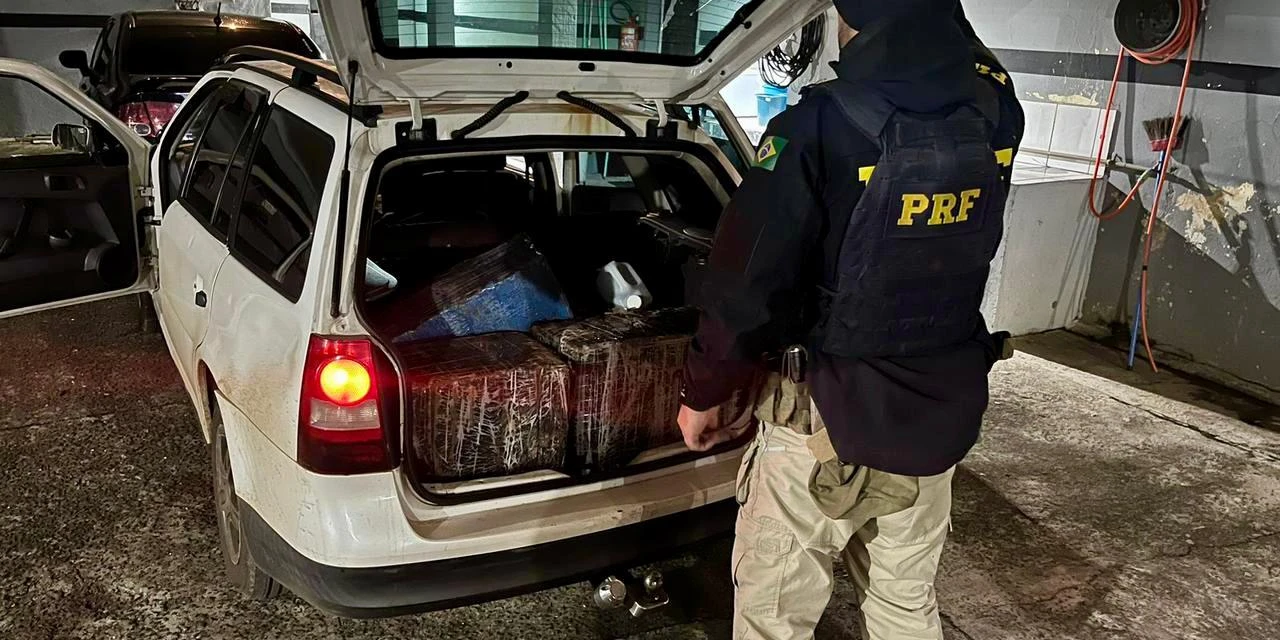 PRF apreende mais de 240 quilos de maconha em Irati
