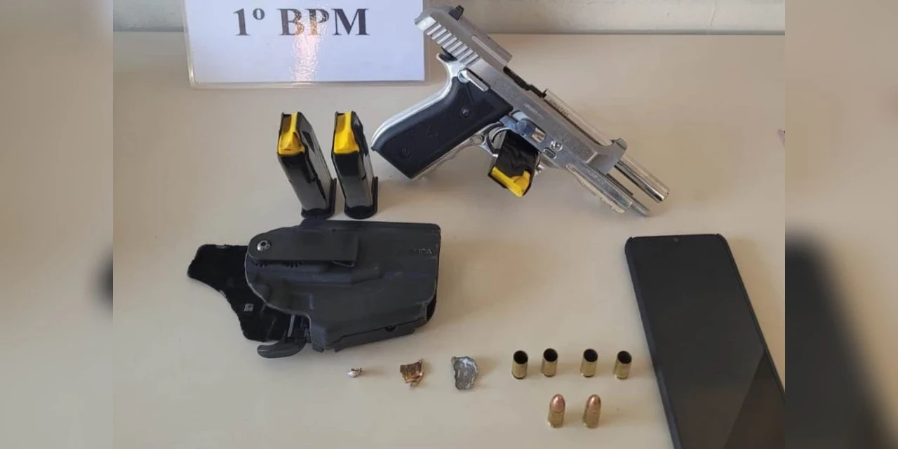 Polícia Militar detém homem por disparos de arma de fogo em PG 