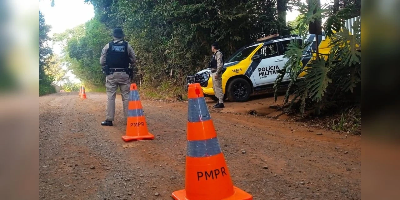 PM detém autor de homicídio na região de Uvaia, em PG 