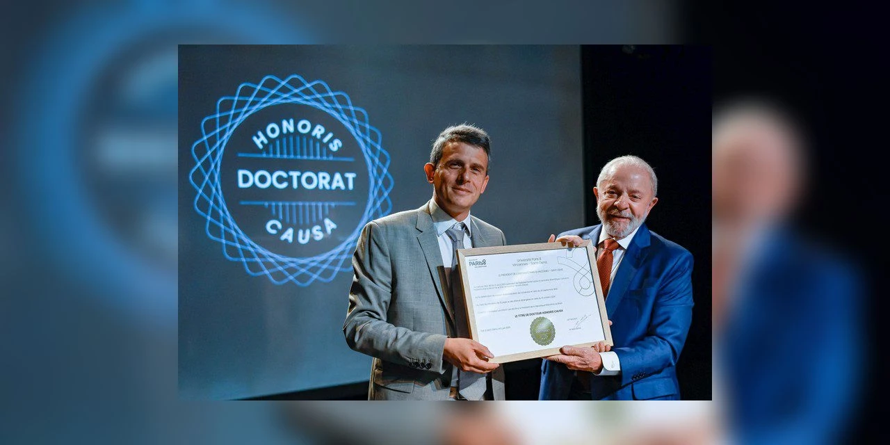 Lula recebe título de doutor honoris causa de universidade francesa