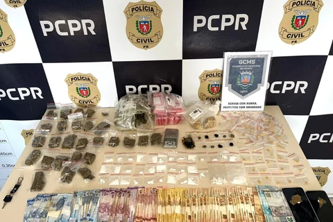 Operação policial mira organização criminosa ligada ao tráfico de drogas na região 