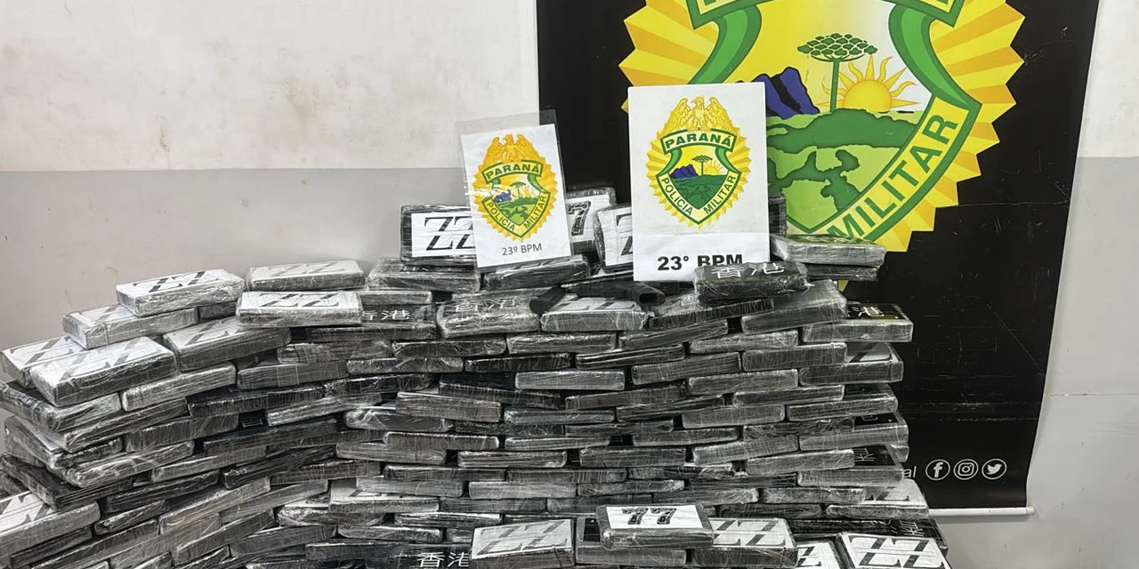 PMPR apreende mais de 800 Kg de cocaína em Curitiba; droga avaliada em 60 mihões