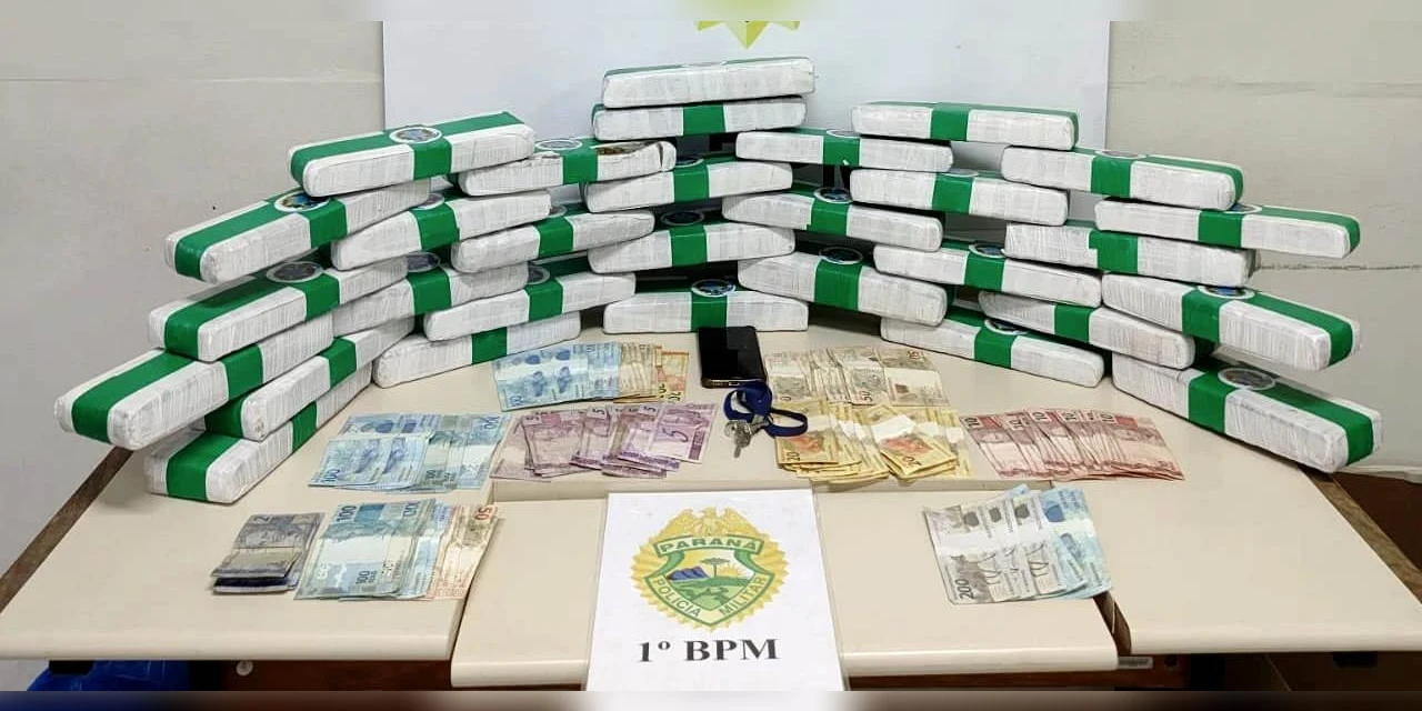 Polícia Militar apreende grande quantidade de drogas em Ponta Grossa 